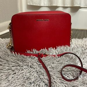 Michael Kors Leather Crossbody Bag